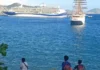 St Kitts welcomed more than 10,000 cruise passengers to the island on the last day of the month, bringing the month's total to 185,574