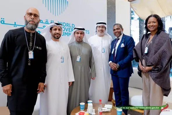 While critics question the trip, Dr Drew secures global visibility for St Kitts and Nevis in Dubai