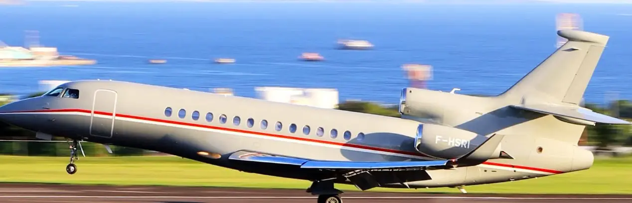 Dassault Falcon 8X Makes Historic First Landing in St Kitts Airspace
