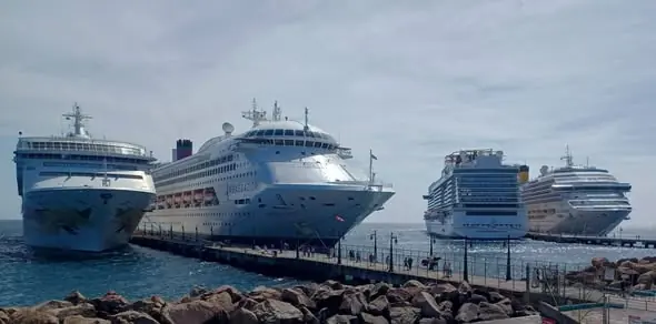 St Kitts recieves four cruise arrivals to close out week