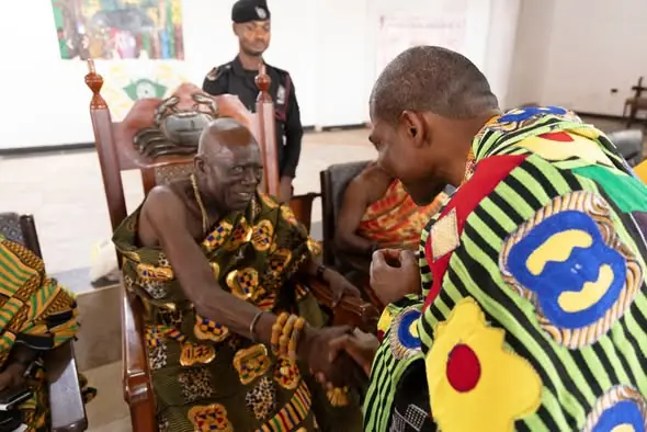 648539825_1364700369030189_8078255905196906000_n PM Terrance Drew meets Dr. Kwesi Atta II during his visit to Ghana