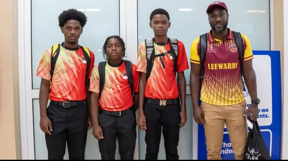 3 Kittitian Cricketers Depart for Antigua to Join Leeward Islands Under-15 Training Camp