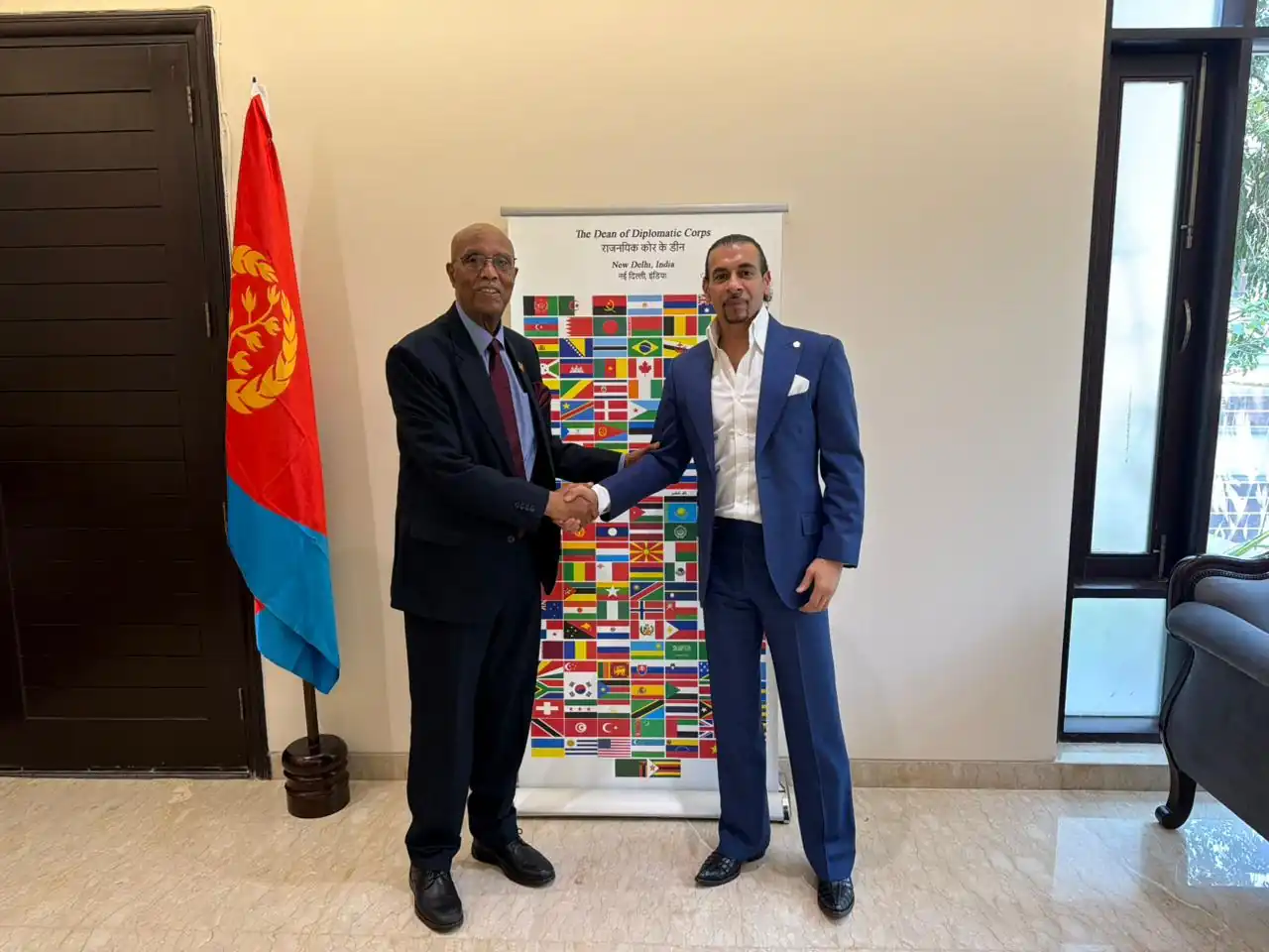 HC Gurdip Bath discusses regional collaboration with Dean of Diplomatic Corps in India