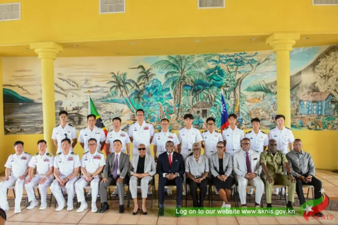 Welcome-Ceremony-Taiwan-Naval-Goodwill-Visit-to-SKN-95-1024x683 St Kitts and Nevis has welcomed the goodwill visit from the Navy of Taiwan who have visited the island after a historic 23 years.