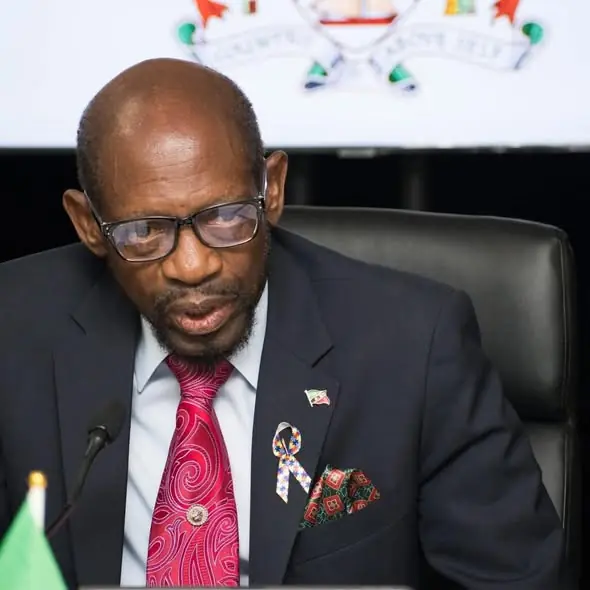 Denzil Douglas Hands Over COFCOR Chairmanship at 29th CARICOM Foreign Ministers Meeting in Suriname
