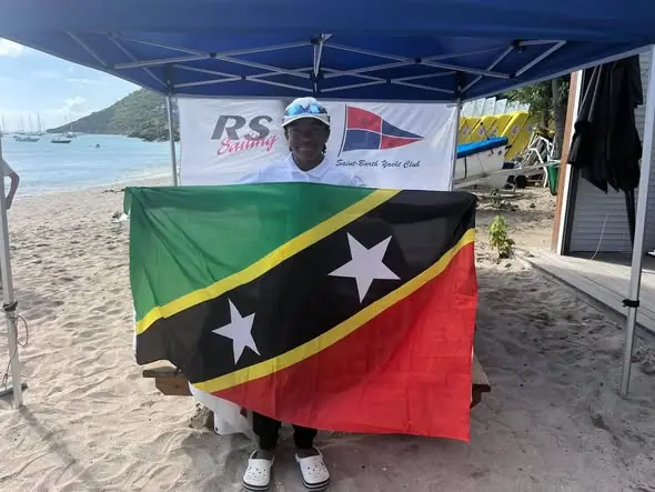 Greyson Burrell Represents St Kitts and Nevis at St. Barth Mini Bucket Clinic and Regatta 2026