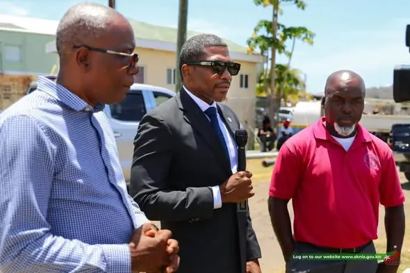 PM Terrance Drew Tours St Peter’s Waterline Project to Address Ongoing Water Shortages