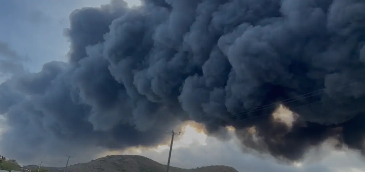 Bush Fire Erupts in Conaree as Drought Conditions Continue Across St Kitts and Nevis