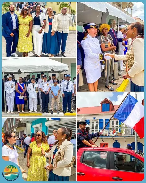 Marsha Henderson Joins Bastille Day Celebrations in Saint Martin