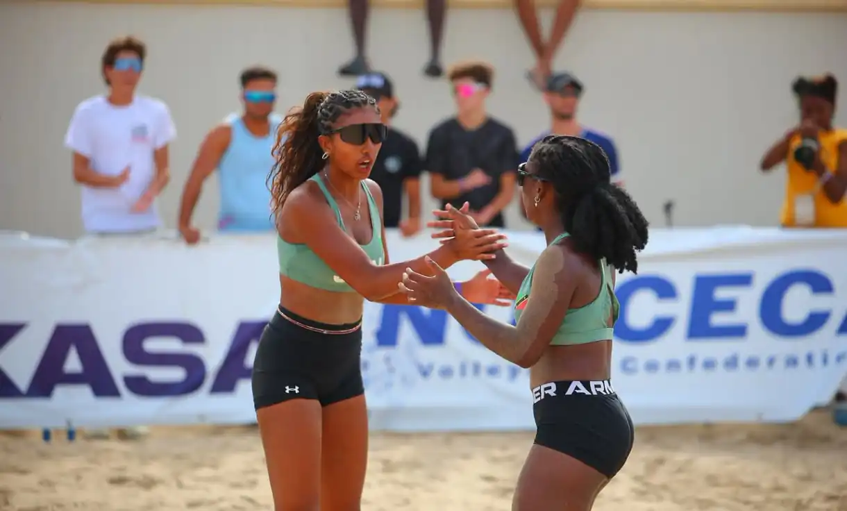 St. Kitts and Nevis Clinches Bronze in ECVA U20 Men’s Beach Volleyball Championship