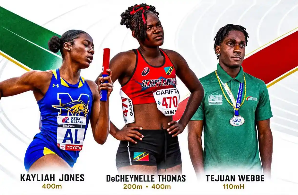 St. Kitts and Nevis Names Three Athletes for World Athletics U20 Championships 2026