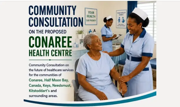 PM Drew Invites Public Consultation on Proposed Conaree Health Centre