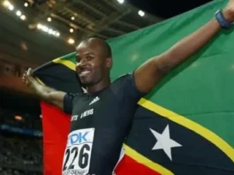 St Kitts and Nevis celebrated Kim Collins Day in honor of the first athlete of the country to reach an olympic final.