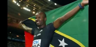 St Kitts and Nevis celebrated Kim Collins Day in honor of the first athlete of the country to reach an olympic final.