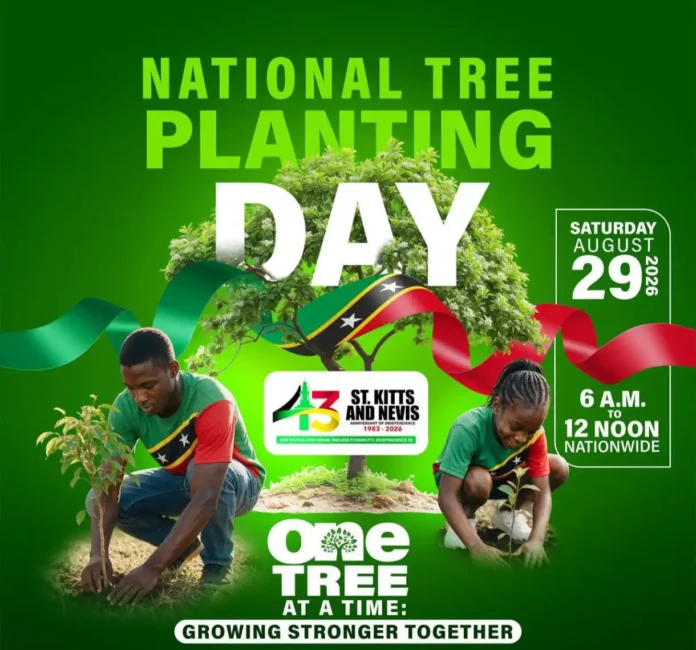 Tree Planting Day to Strengthen Sustainability as St. Kitts and Nevis Marks Independence