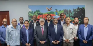 Prime Minister Dr Terrance Drew met with the senior management of the Demerara Distillers and Guyana's BK Group of Companies.