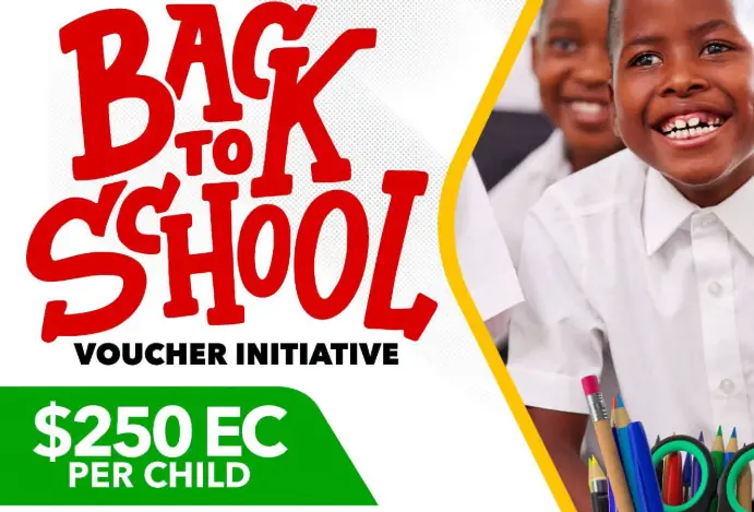 EC$250 Back-to-School Vouchers Announced for Eligible Students in St. Kitts and Nevis