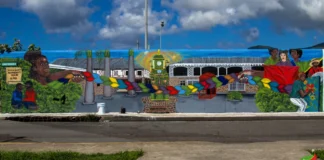 New Justice-Themed Mural Unveiled at Newtown Playing Field