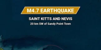 Sandy Point Town in St. Kitts and Nevis experienced a 4.7 magnitude in the late morning hours of the day on October 18, 2026