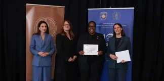 Marva Pinney Represents St. Kitts and Nevis at Kosovo Diplomatic School